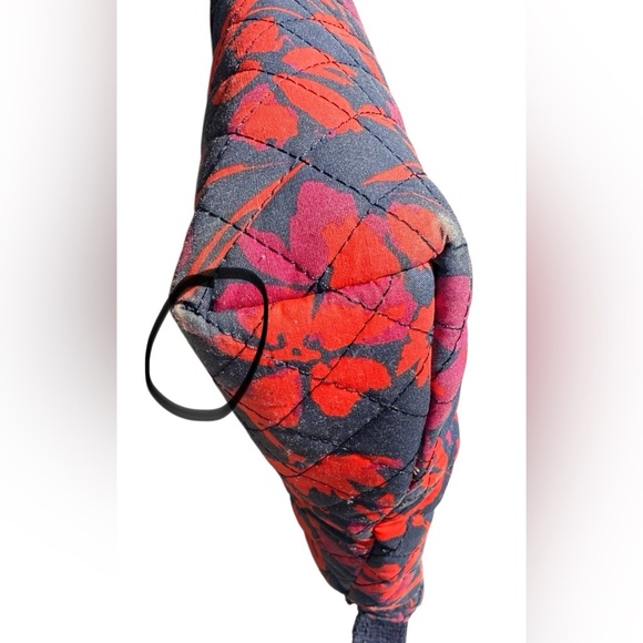 Travelon Anti Theft RFID Floral Cotton Crossbody Mini Bag W Small Flashlight - Picture 16 of 17